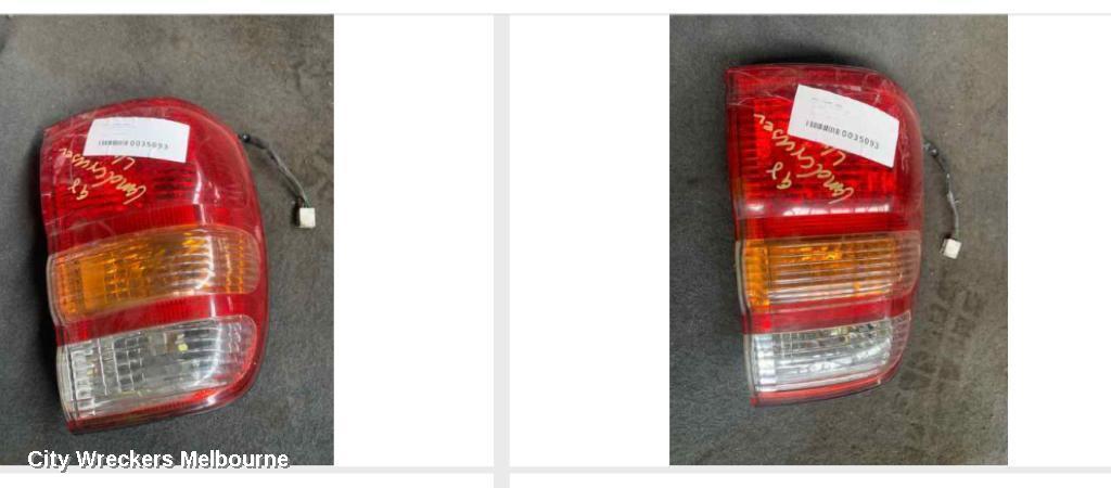 TOYOTA LANDCRUISER LEFT TAILLIGHT, 100 SERIES, KOITO LENS# 60-70, 01/1998 - 10/2002 - Image 1