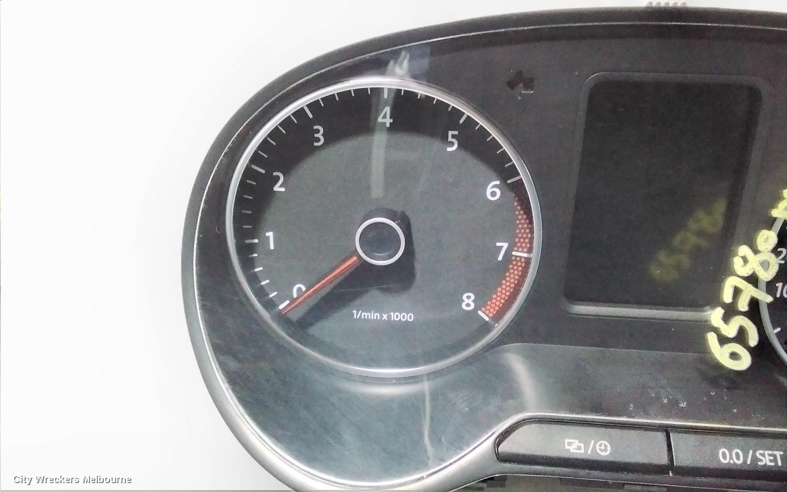 VOLKSWAGEN POLO INSTRUMENT CLUSTER, DIESEL, AUTO T/M, 6R, 05/2010 - 05/2014 - Image 2