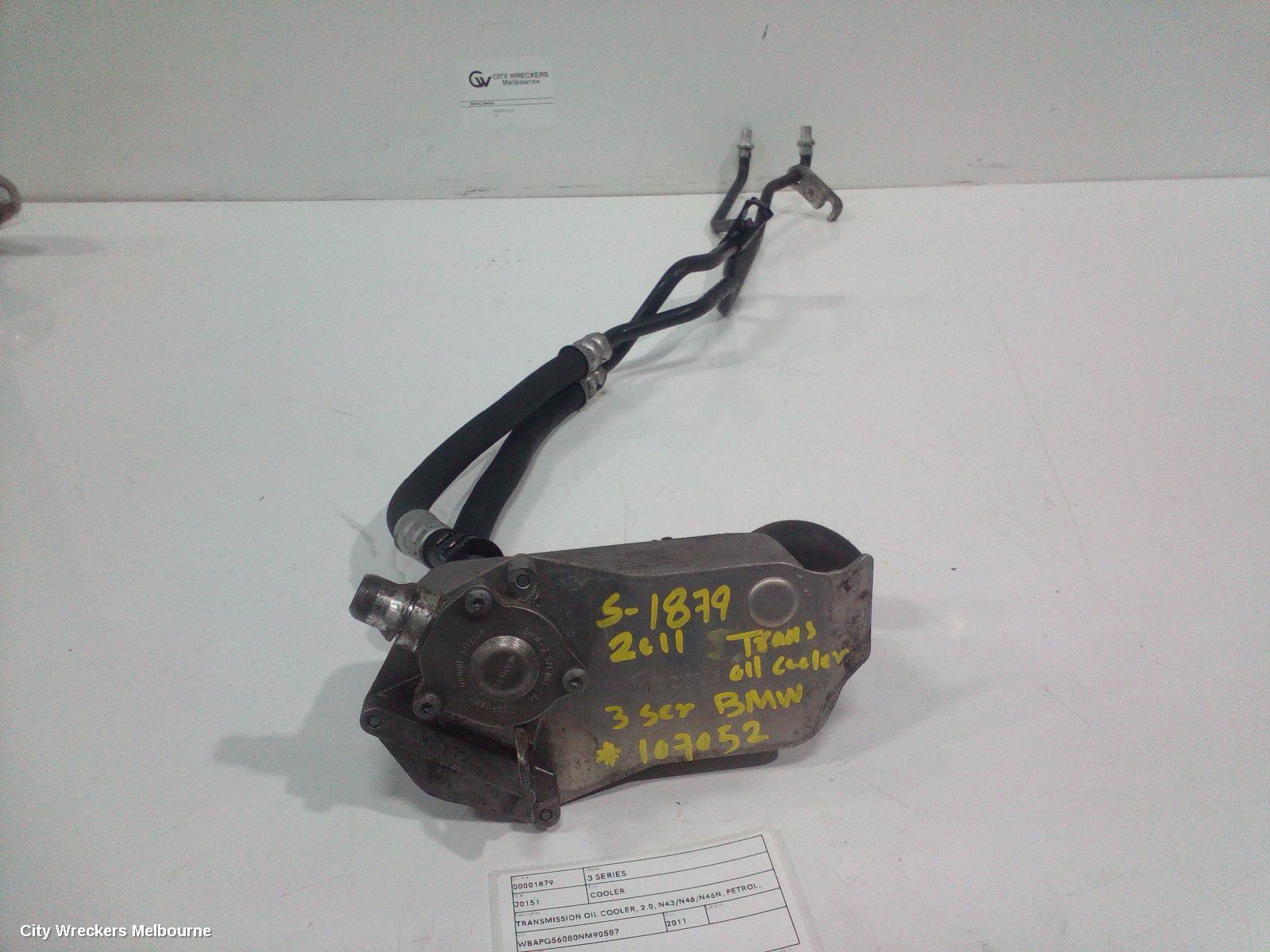 BMW 3 SERIES COOLER, TRANSMISSION OIL COOLER, 2.0, N43/N46/N46N, PETROL, E90/E91, 03/2005 - 01/2012 - Image 1