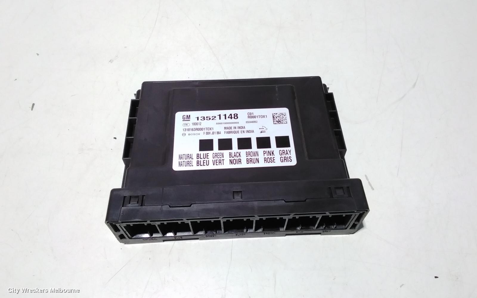 HOLDEN TRAX FUSE BOX, UNDER DASH, TJ SERIES, 08/2013 - 12/2020 - Image 1