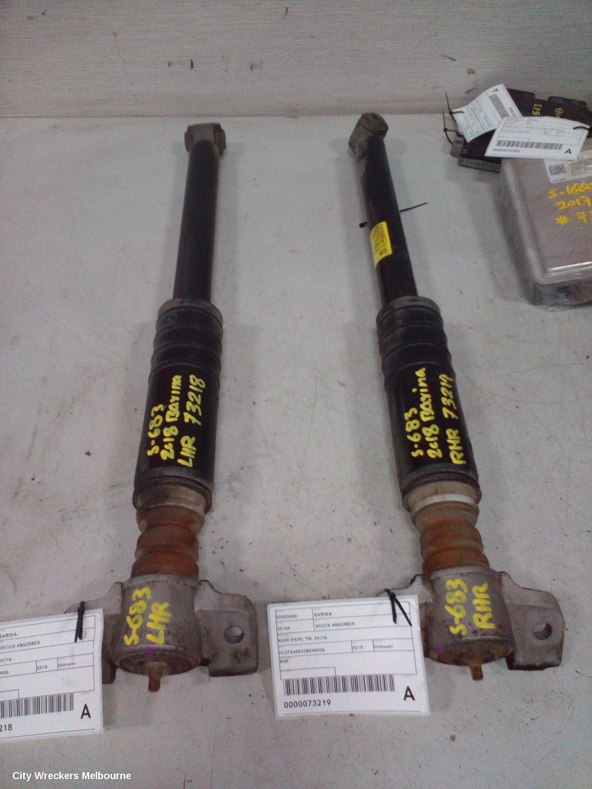 HOLDEN BARINA SHOCK ABSORBER, REAR (PAIR), TM, 09/2016 ONWARDS - Image 2