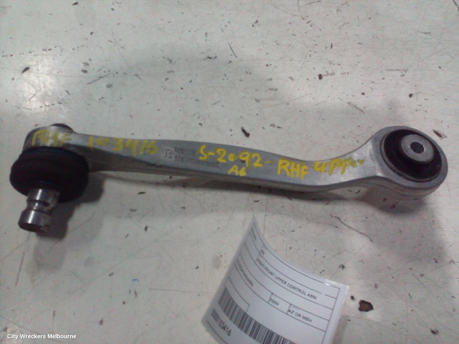 AUDI A6 RIGHT FRONT UPPER CONTROL ARM, FRONT, 4F/C6, 11/2004 - 07/2011 - Image 1