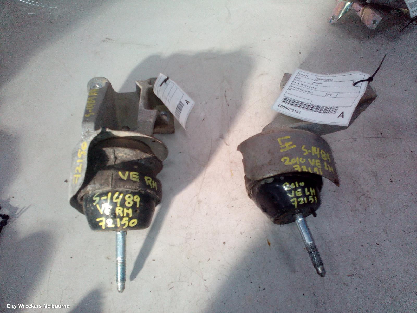 HOLDEN COMMODORE MOUNT, ENGINE MOUNT, RIGHT, 3.6 V6, SIDI, LLT, VE, 08/2009 - 05/2013 - Image 3