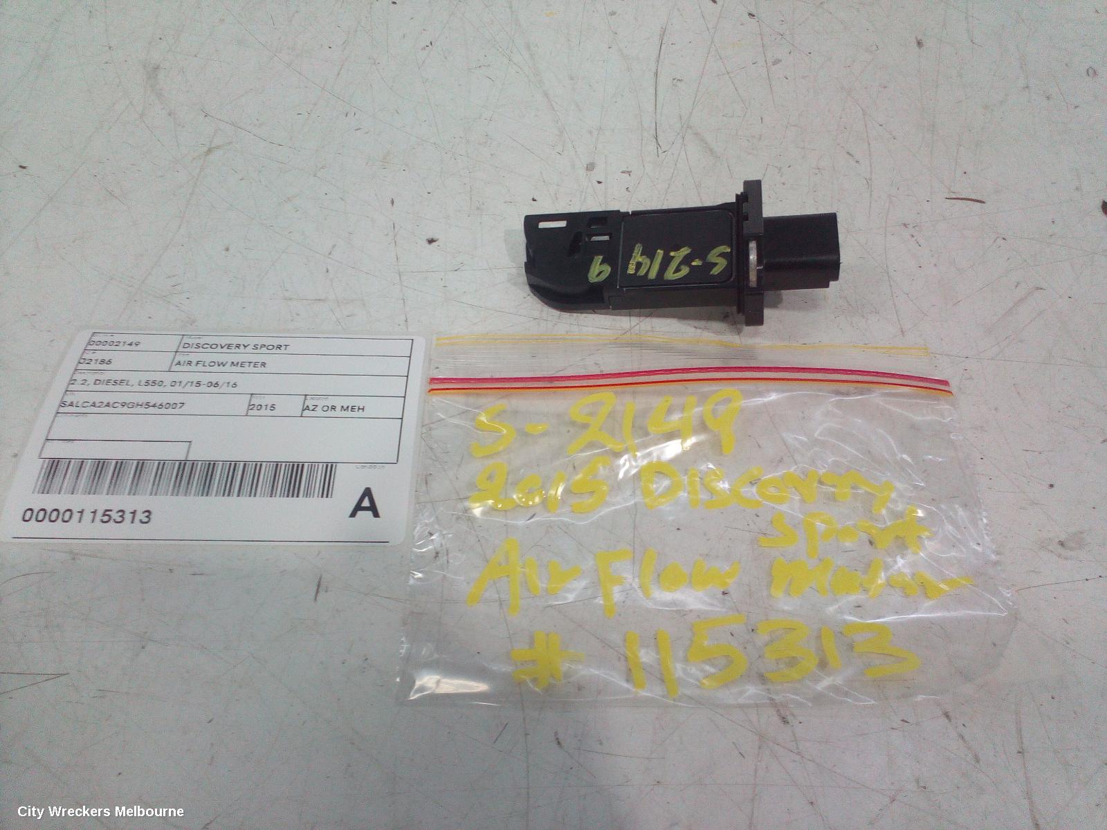 LAND ROVER DISCOVERY SPORT AIR FLOW METER, 2.2, DIESEL, L550, 01/2015 - 06/2016 - Image 1