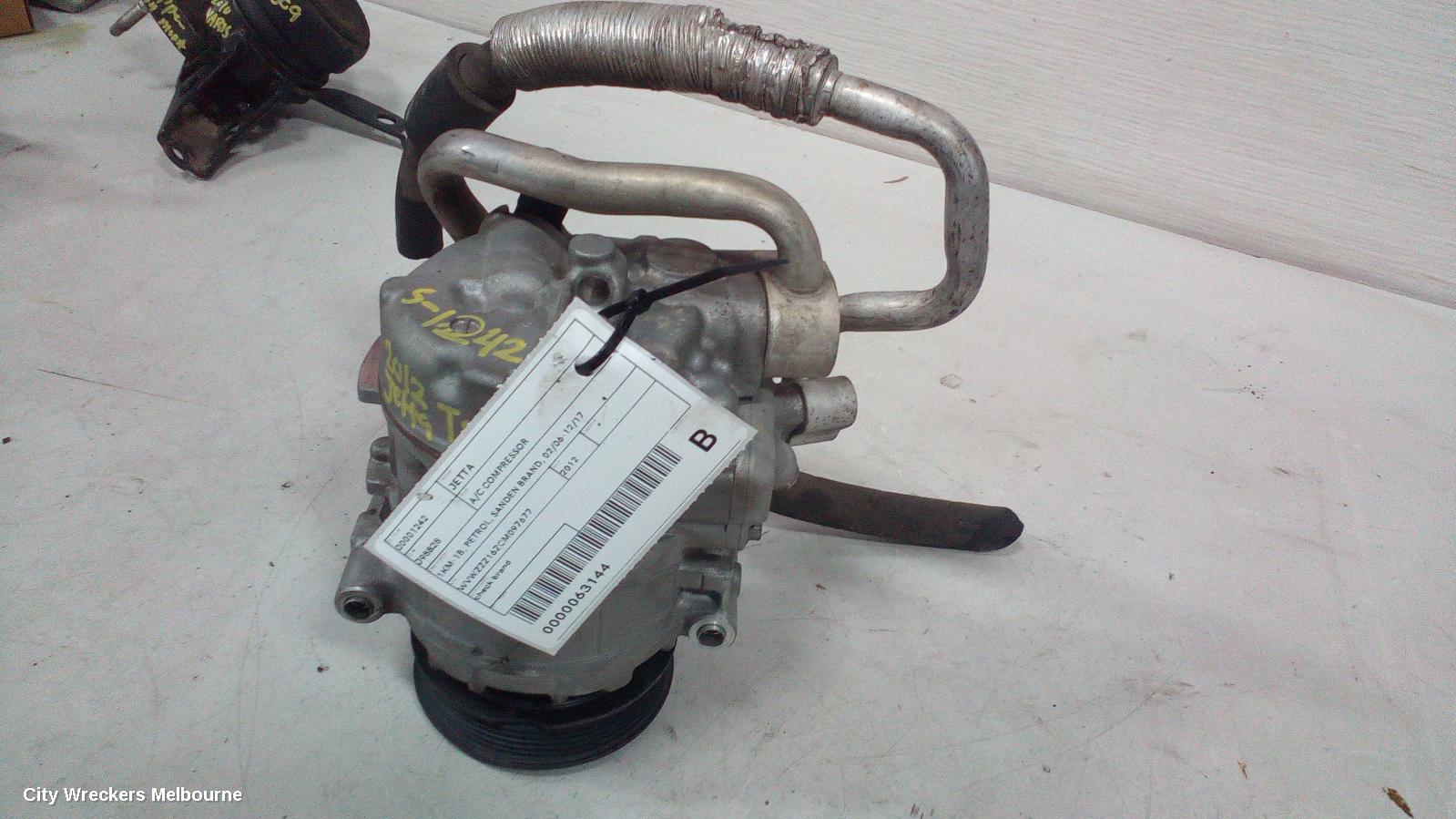 VOLKSWAGEN JETTA A/C COMPRESSOR, 1KM-1B, PETROL, DENSO BRAND (7SEU17C), 02/2006 - 12/2017 - Image 3