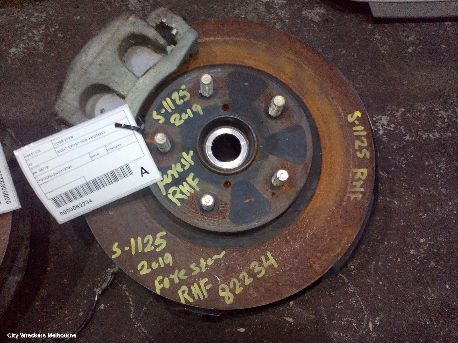SUBARU FORESTER RIGHT FRONT HUB ASSEMBLY, SK, 2.0/2.5, AUTO T/M, 08/2018 - 11/2024 - Image 1