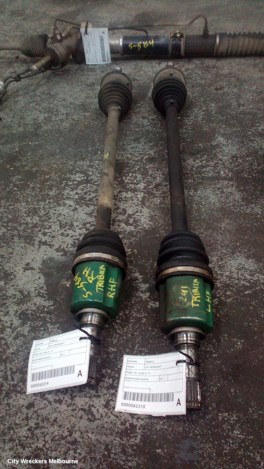 SUBARU TRIBECA LEFT DRIVESHAFT, FRONT, B9, 10/2006 - 01/2014 - Image 2
