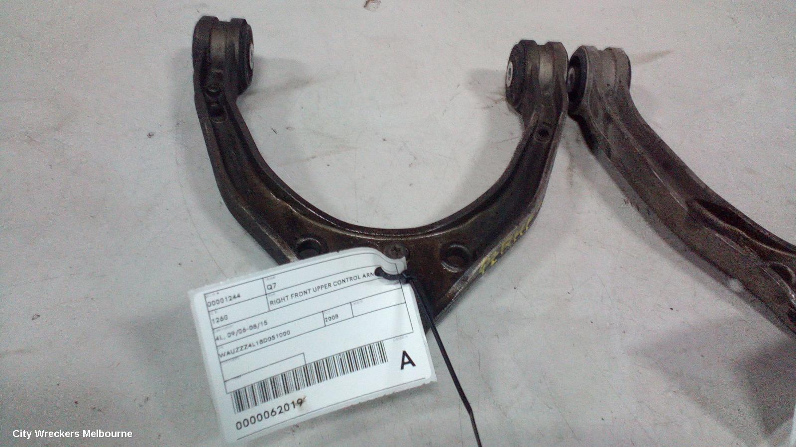 AUDI Q7 RIGHT FRONT UPPER CONTROL ARM, 4L, 09/2006 - 08/2015 - Image 1