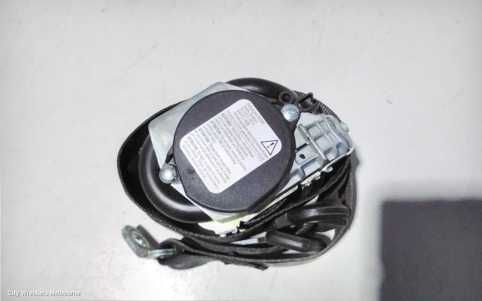 SKODA OCTAVIA SEATBELT/STALK, RH FRONT, SEAT BELT ONLY, LIFTBACK SEDAN/WAGON, 1Z, 01/2004 - 10/2013 - Image 2