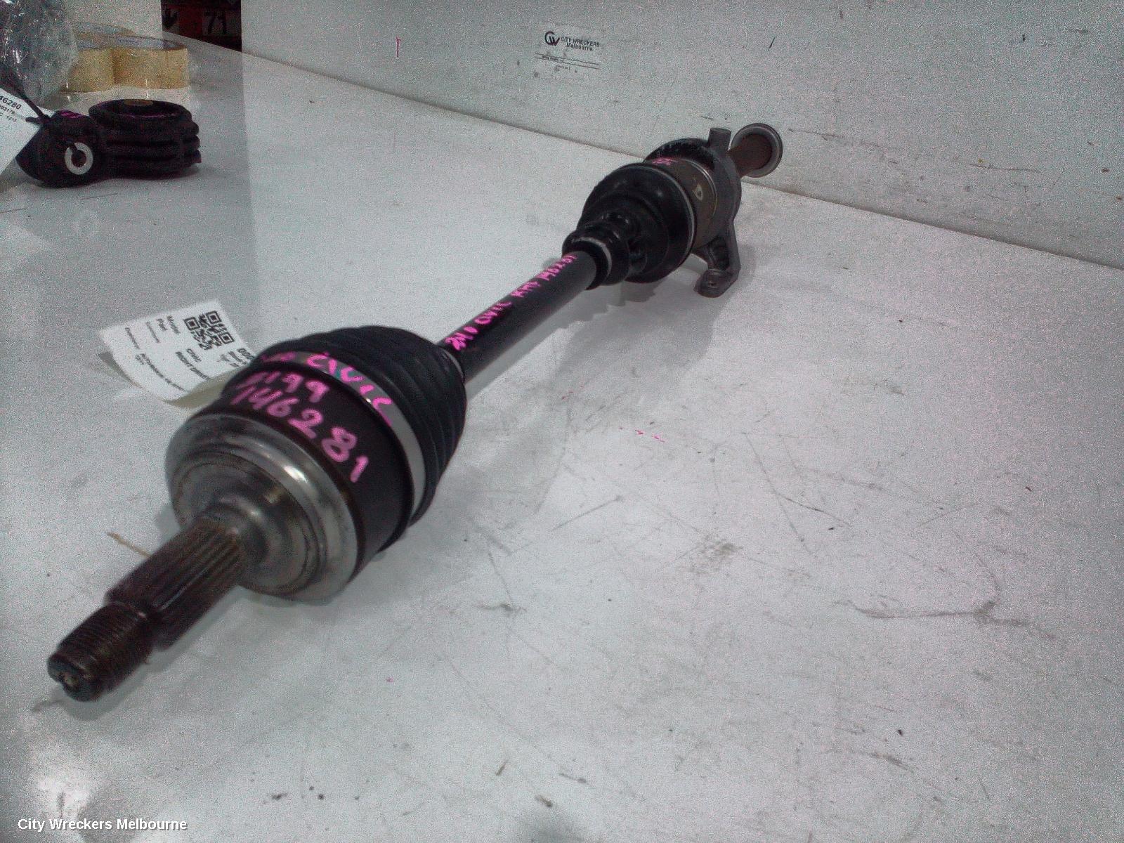 HONDA CIVIC RIGHT DRIVESHAFT, AUTO/MANUAL T/M, PETROL, 2.0, K20Z2, 8TH GEN, 02/2006 - 12/2011 - Image 2