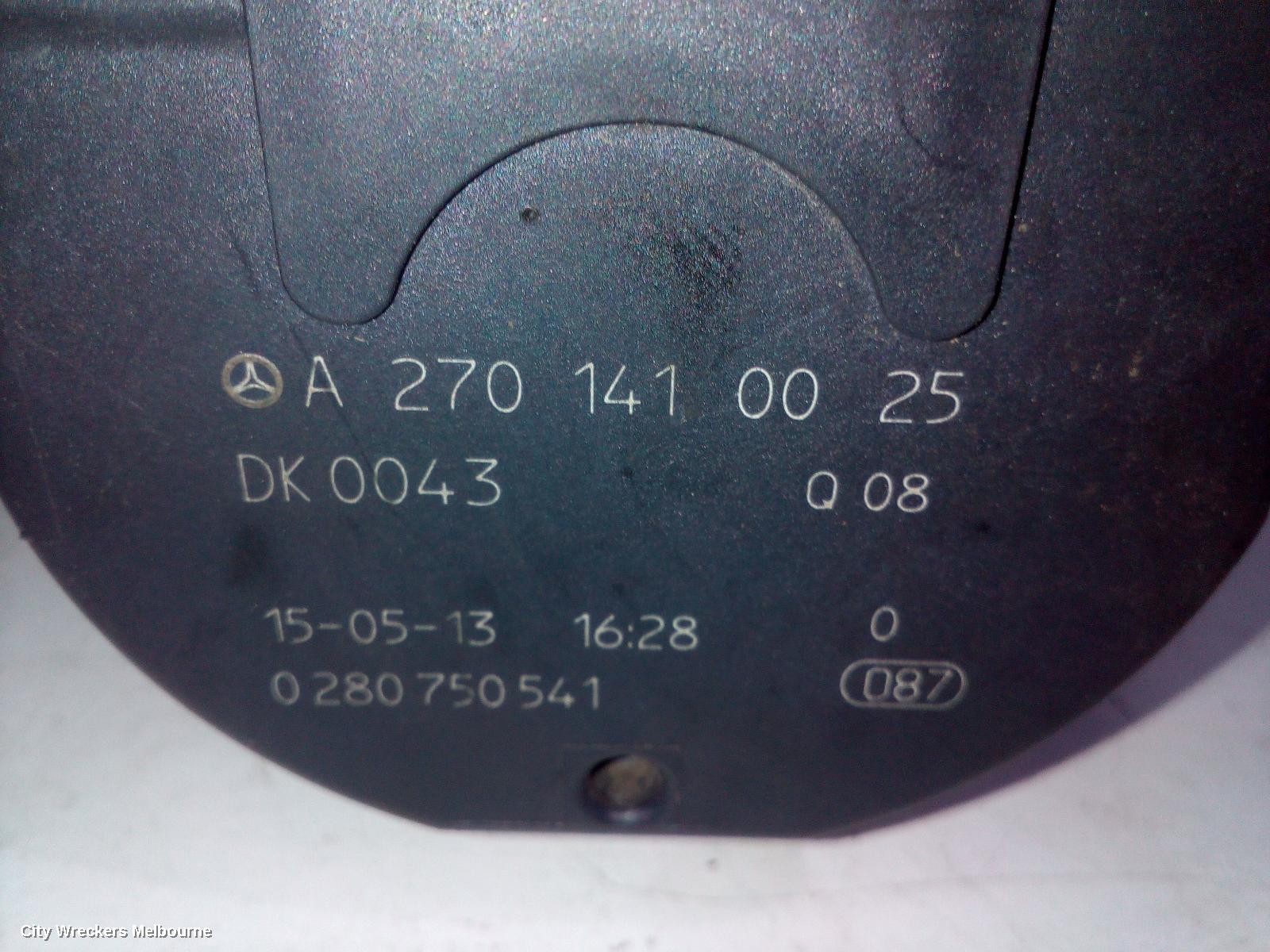 MERCEDES CLA CLASS THROTTLE BODY, 2.0, PETROL, NON AMG, C117/X117, 02/2014 - 01/2019 - Image 2