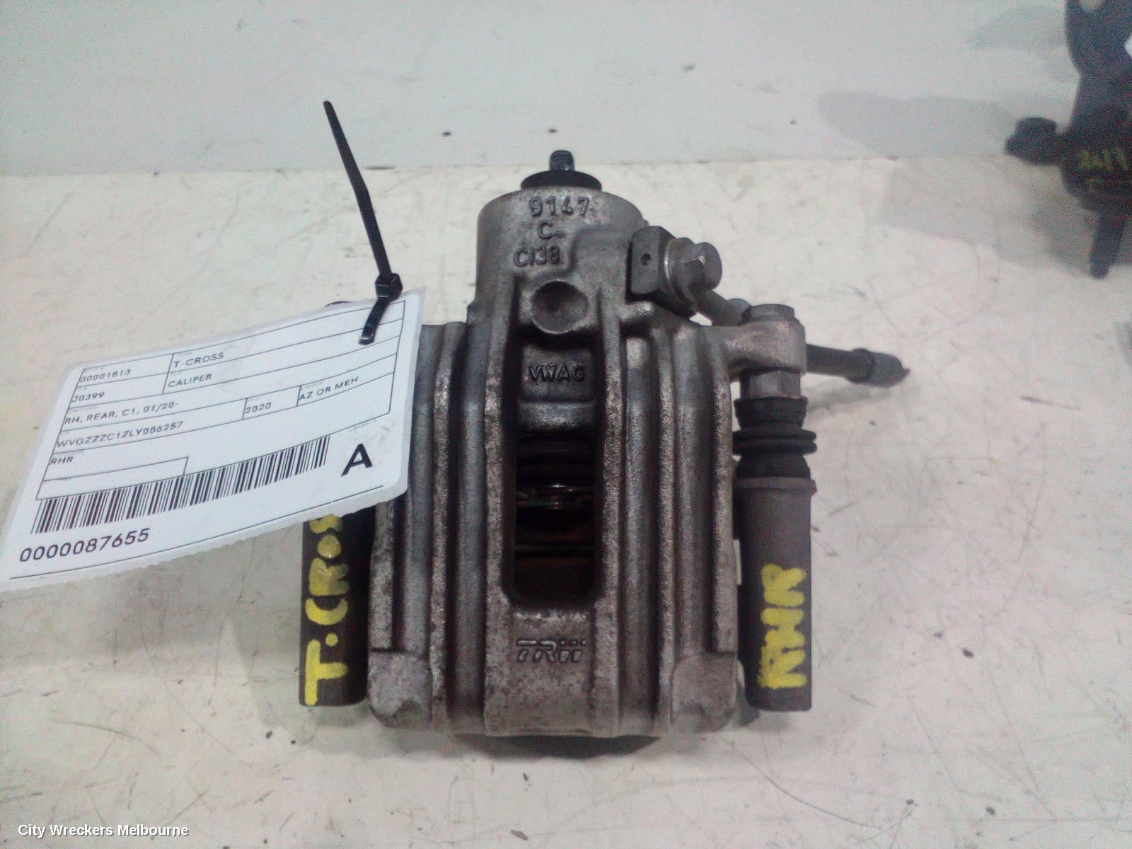 VOLKSWAGEN T-CROSS CALIPER, RH, REAR, C1, 01/2020 ONWARDS - Image 1