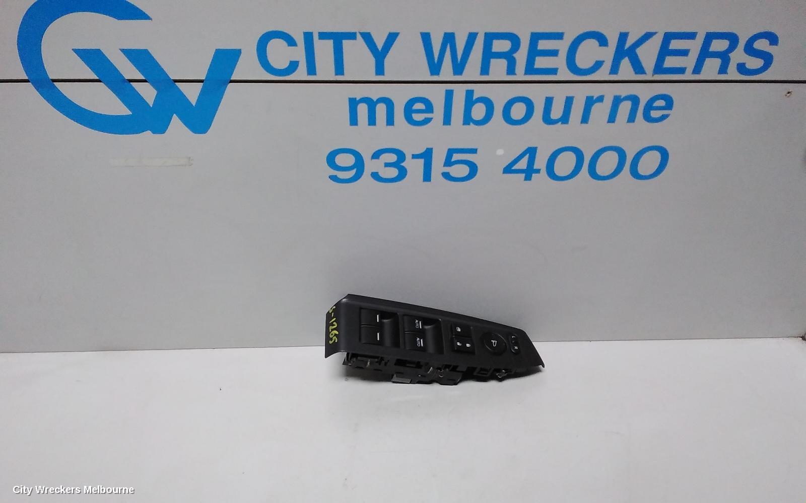 HONDA ACCORD PWR DR WIND SWITCH, LH REAR, 8TH GEN (VIN MRHCP), 02/2008 - 04/2013 - Image 1