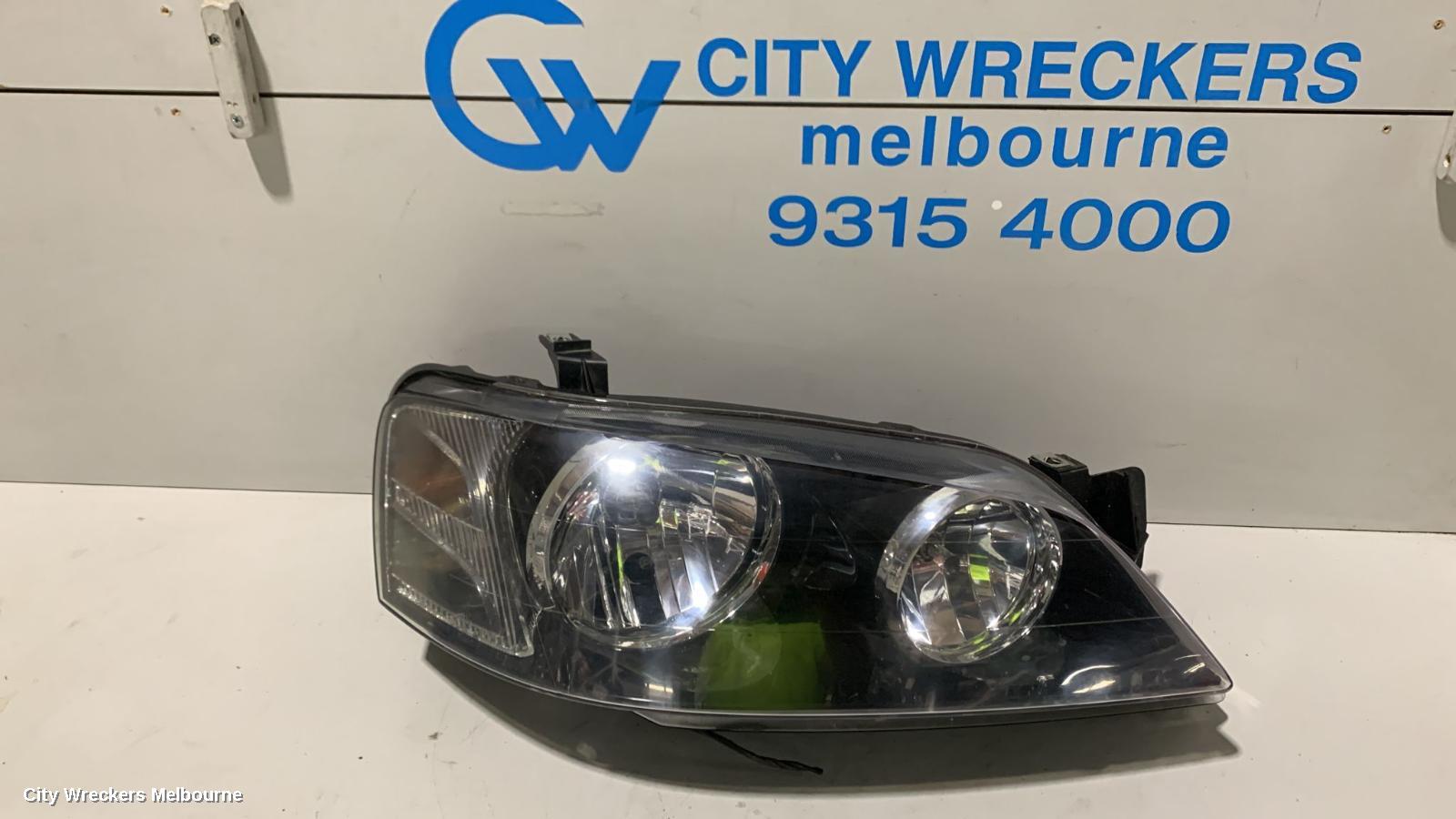 FORD FALCON RIGHT HEADLAMP, BA-BF1, XT, BLACK INSERT TYPE, 10/2002 - 08/2006 - Image 2