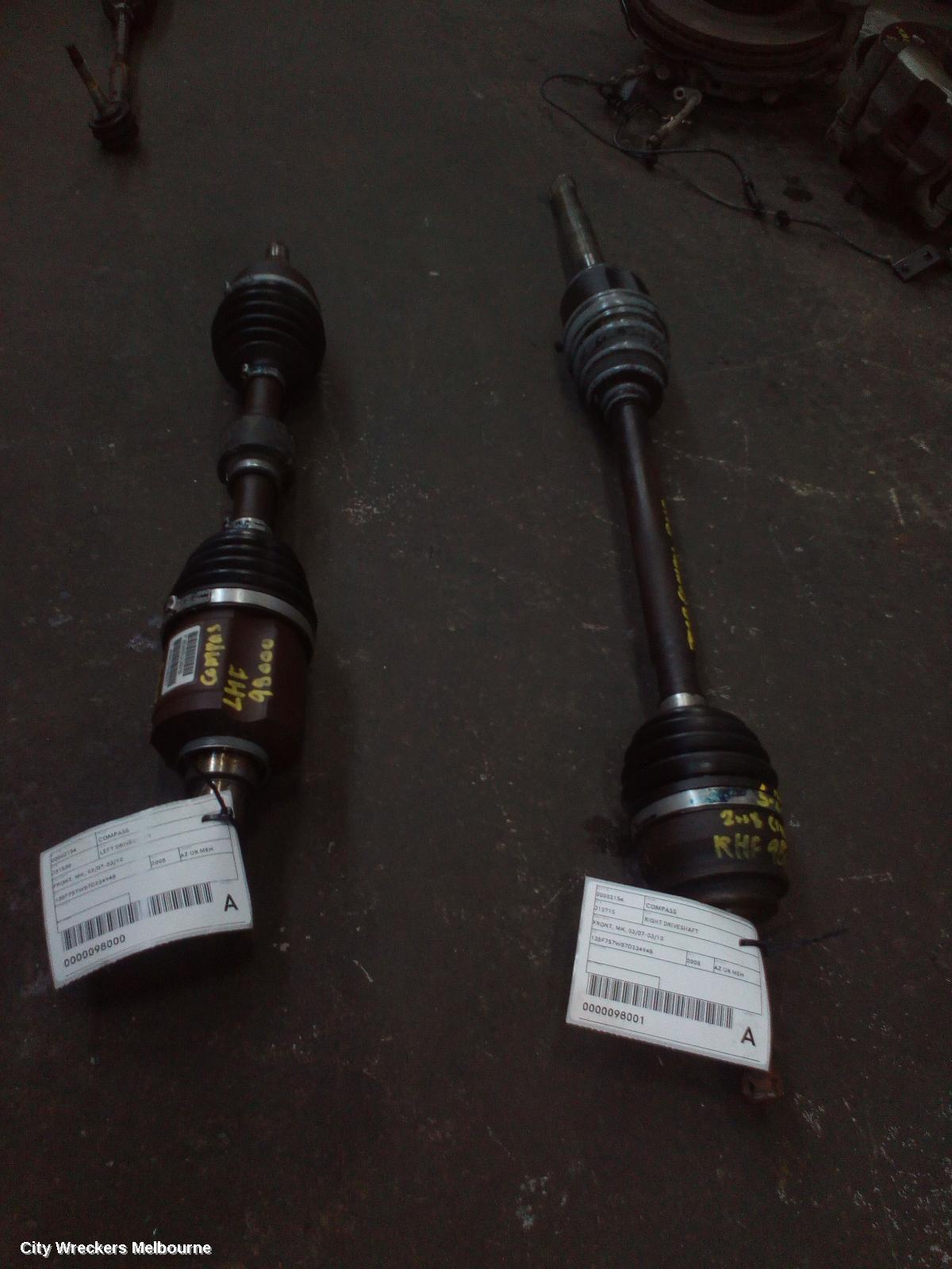 JEEP COMPASS RIGHT DRIVESHAFT, FRONT, MK, 03/2007 - 03/2010 - Image 2