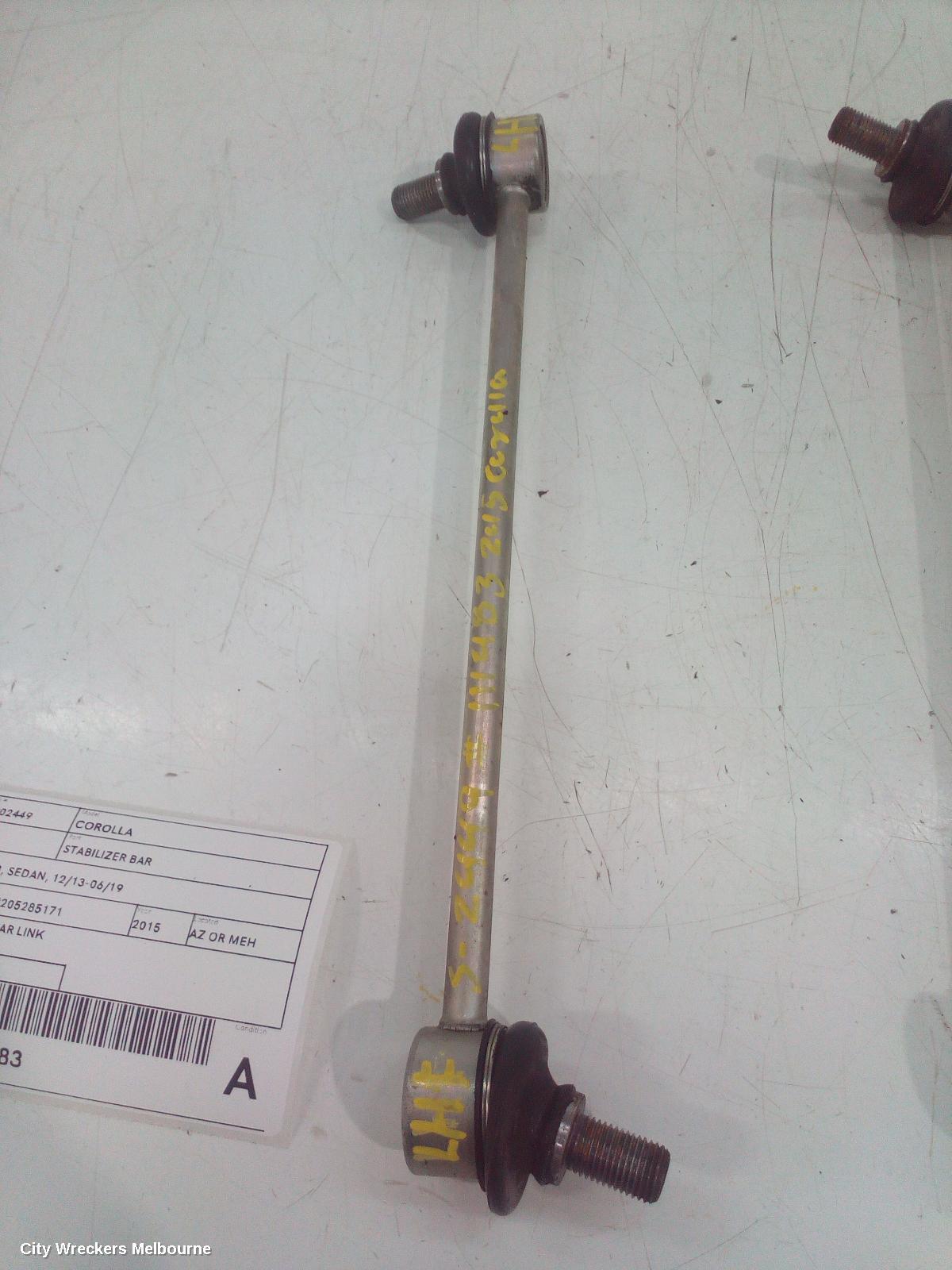 TOYOTA COROLLA STABILISER BAR, ZRE172R, SEDAN, 12/2013 - 06/2019 - Image 1