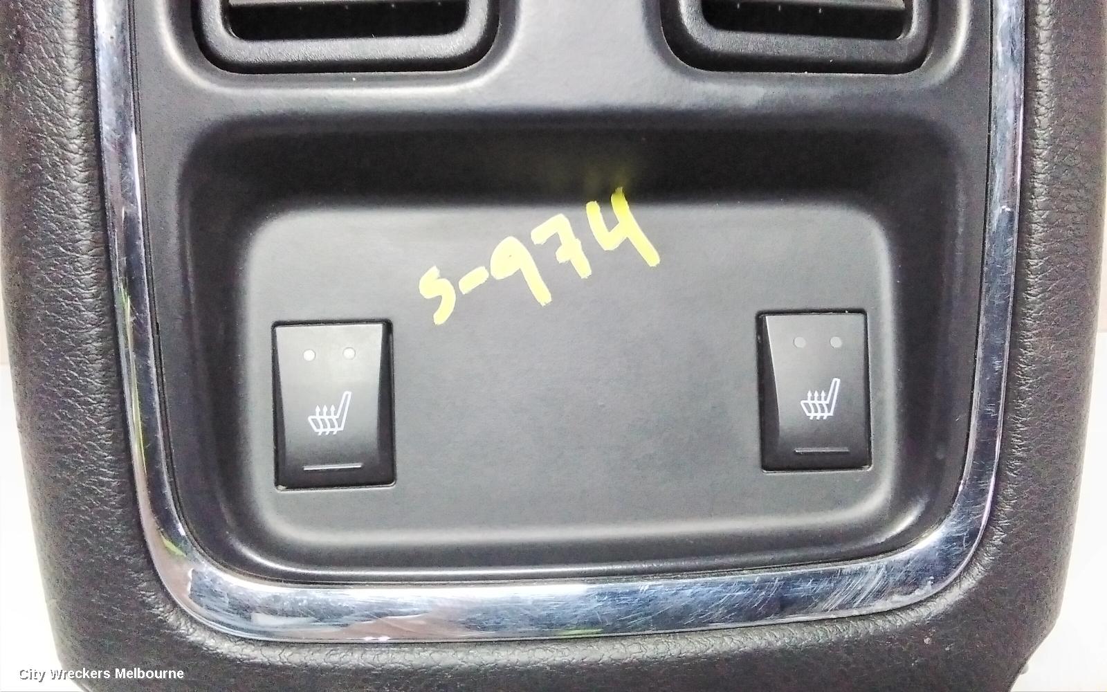 JEEP GRANDCHEROKEE CONSOLE, CONSOLE LID ONLY, 8 SPEED, LEATHER, BLACK STITCH, WK, 04/2013 ONWARDS - Image 2