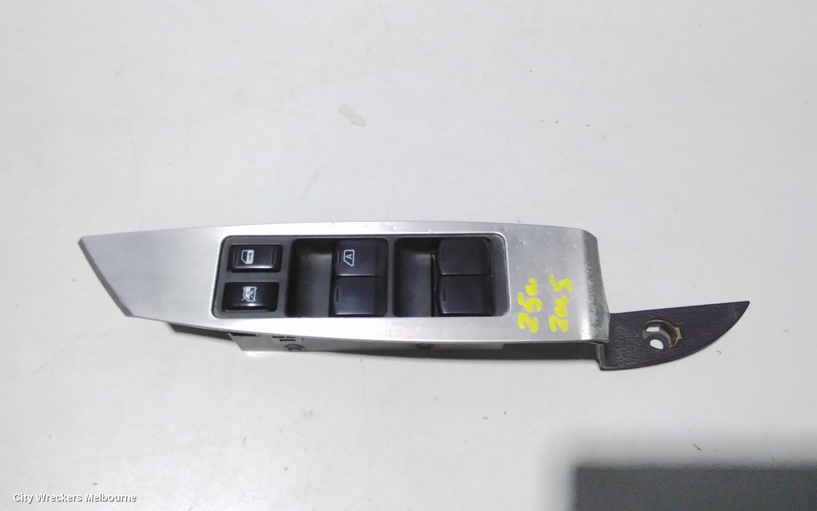 NISSAN MURANO PWR DR WIND SWITCH, RH FRONT (MASTER SWITCH), Z50, 05/2002 - 12/2008 - Image 2