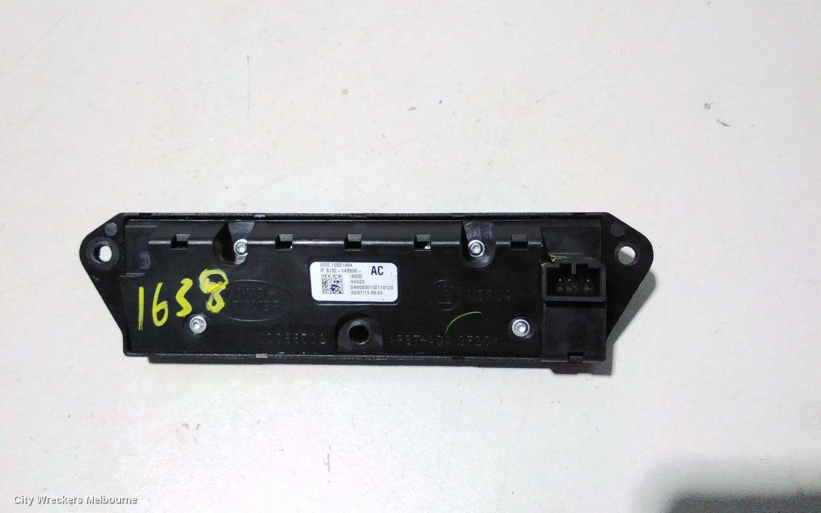 LAND ROVER RANGEROVER EVOQUE, L538, 11/2011 - 01/2019, TERRAIN SUSPENSION SWITCH (BJ32 - 14B596): 81343 - Image 3