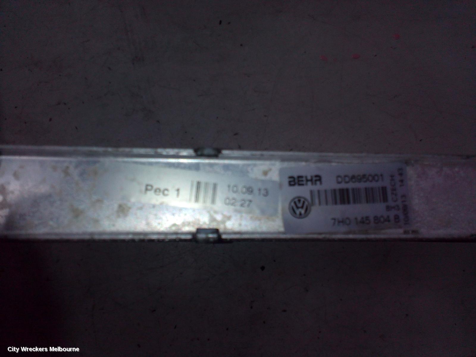 VOLKSWAGEN TRANSPORTER INTERCOOLER, DIESEL, TURBO, T5, 08/2004 - 06/2015 - Image 2