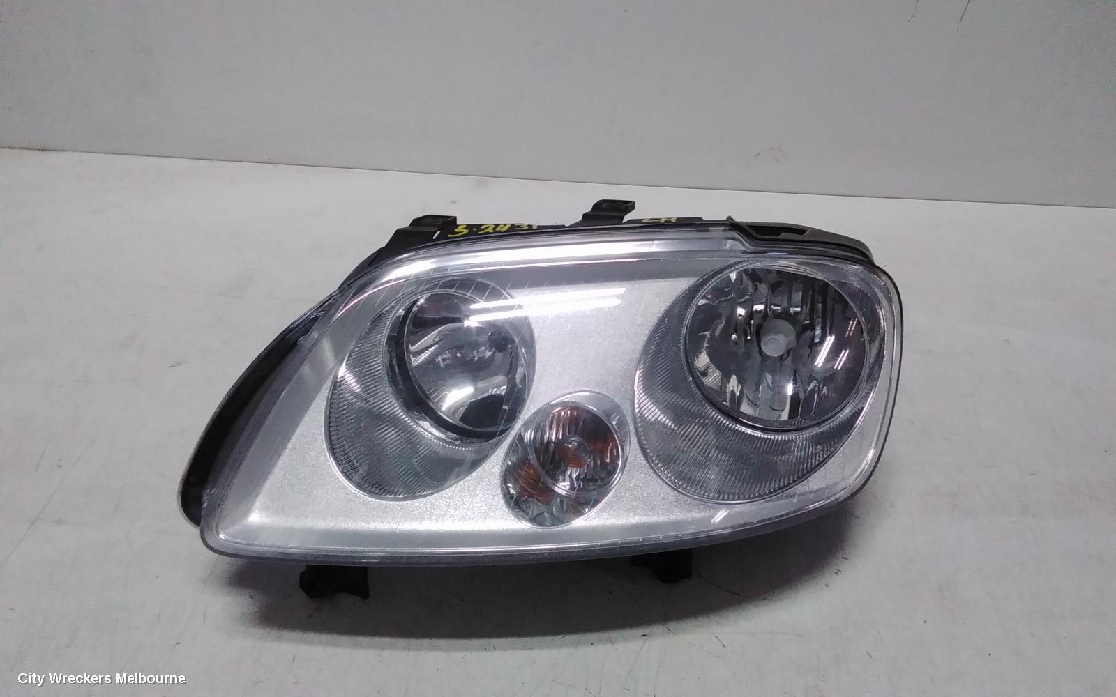 VOLKSWAGEN CADDY LEFT HEADLAMP, 2K, CHROME INSERT TYPE, 12/2004 - 08/2010 - Image 1