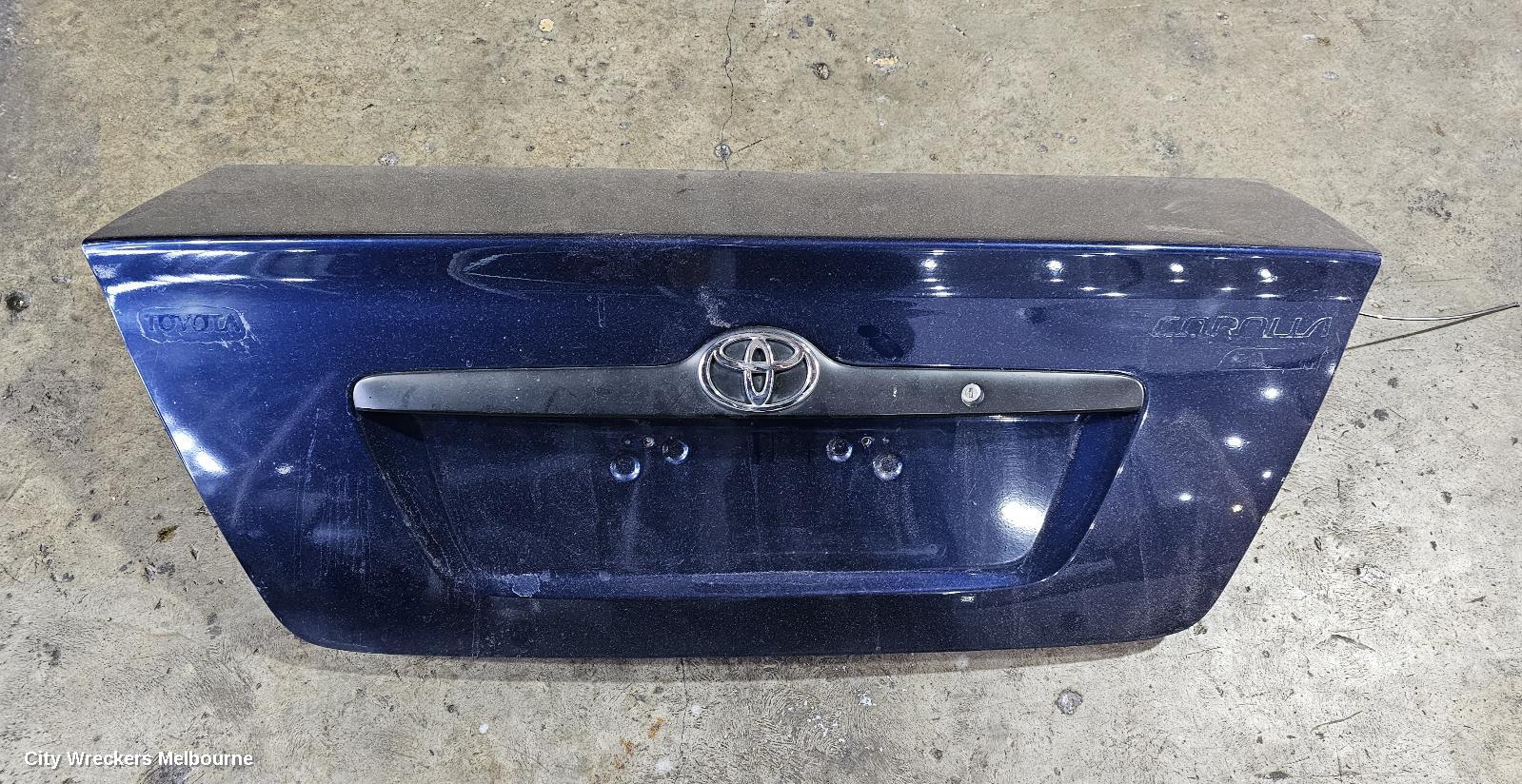 TOYOTA COROLLA BOOTLID/TAILGATE, BOOTLID, ZZE122 (JAPAN-VIN JTD), NON SPOILER TYPE, 12/2001 - 06/2007 - Image 2