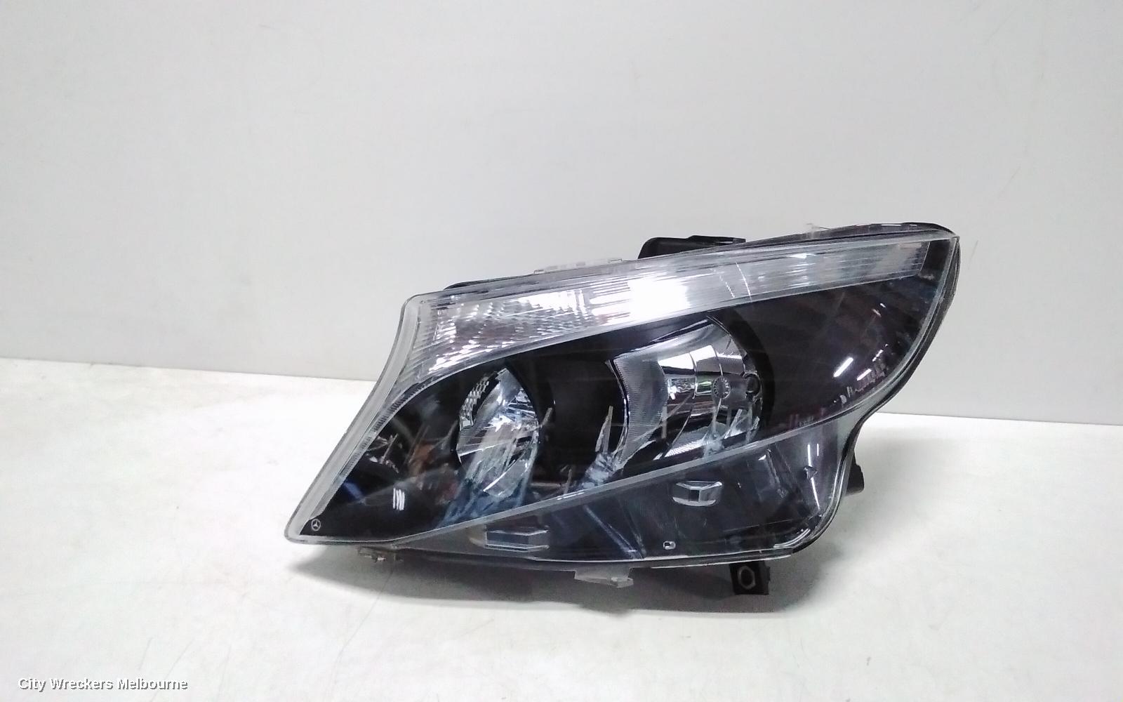 MERCEDES VITO LEFT HEADLAMP, 447, HALOGEN, BLACK INSERT TYPE, 03/2015 ONWARDS - Image 1
