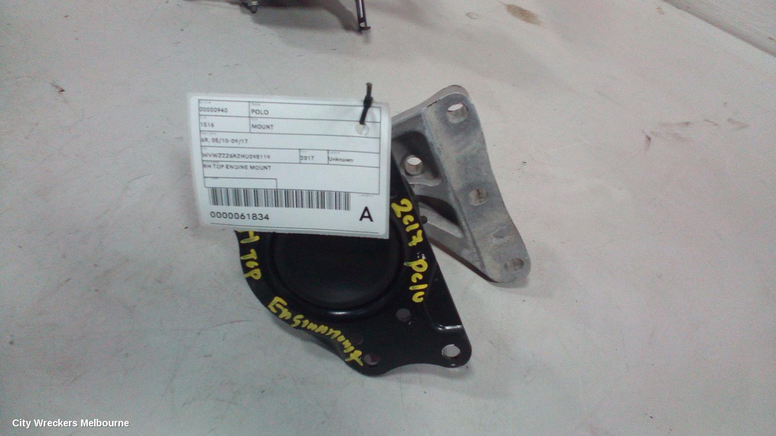 VOLKSWAGEN POLO MOUNT, 6R, 05/2010 - 09/2017 - Image 1