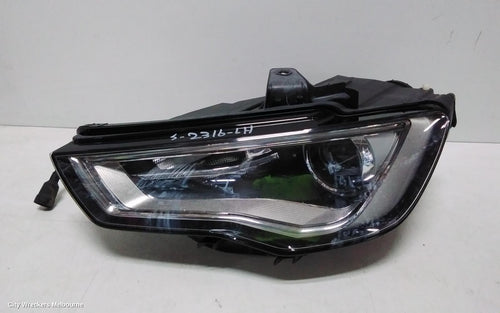 AUDI A3 LEFT HEADLAMP, 8V, SEDAN/HATCH, LED TYPE, 12/2013 - 04/2016 - Image 1