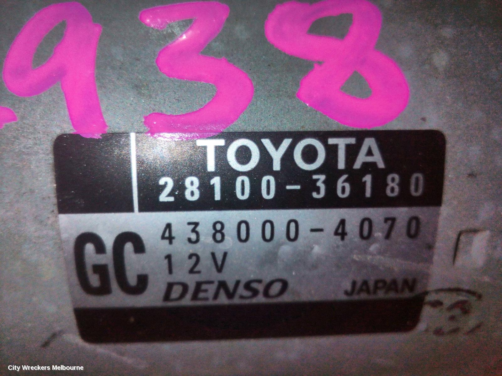 TOYOTA CAMRY STARTER, PETROL, 2.5, 2AR-FE, XV70, 09/2017 - 01/2021 - Image 3