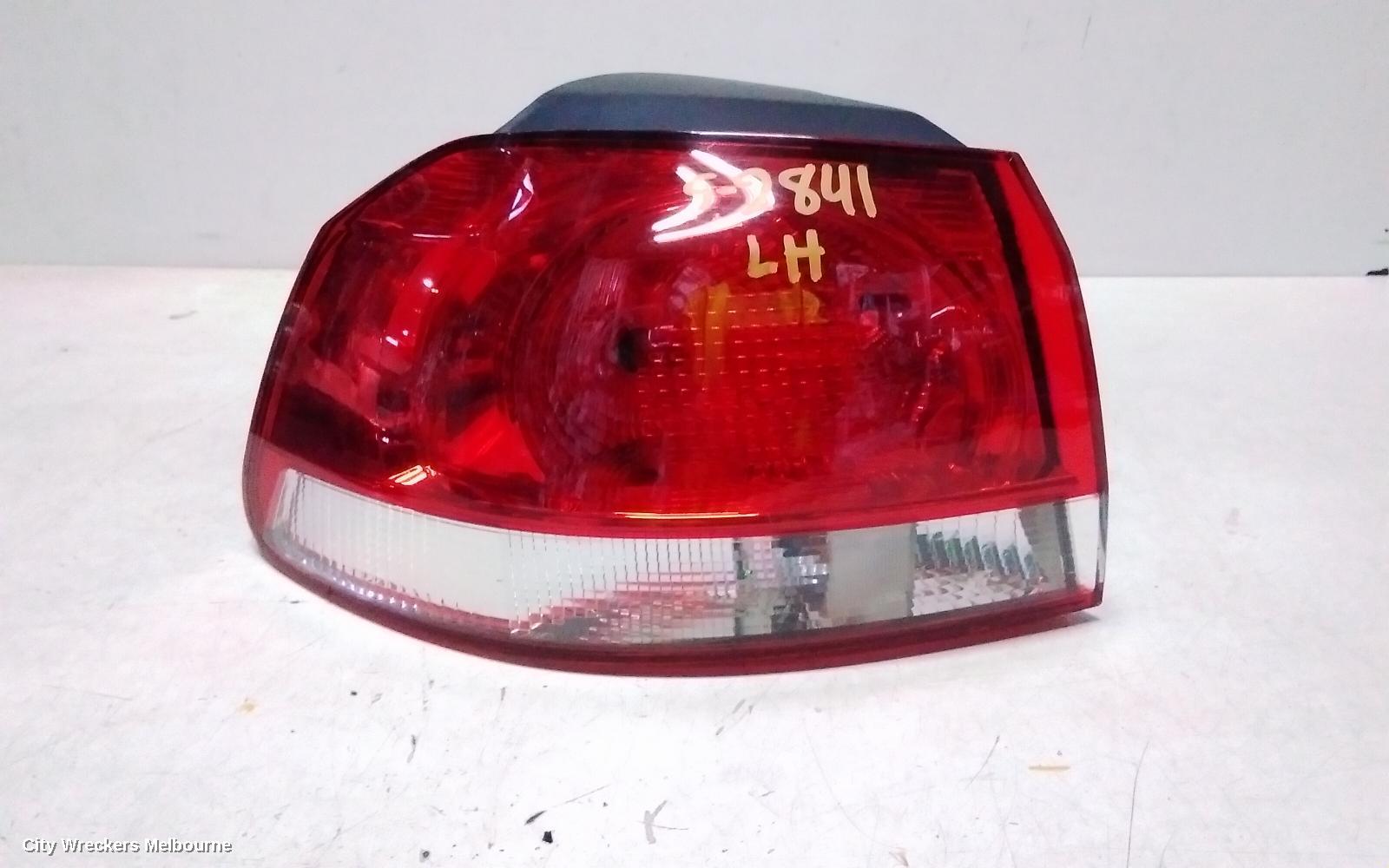 VOLKSWAGEN GOLF LEFT TAILLIGHT, GEN 5, HATCH, NON TINTED TYPE, 06/2004 - 02/2009 - Image 2