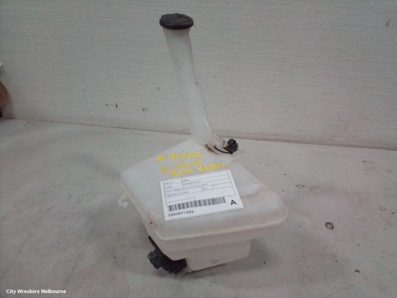 TOYOTA YARIS WASHER BOTTLE, NCP9#, SEDAN, 03/2006 - 06/2016 (AUS ONLY) - Image 1