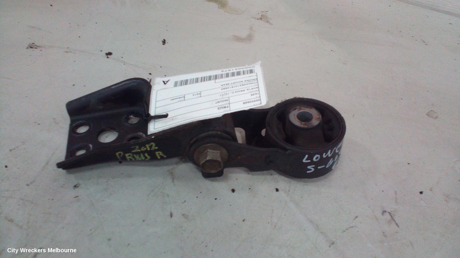 TOYOTA PRIUS MOUNT, NHP10, PRIUS C, 12/2011 - 03/2020 - Image 1