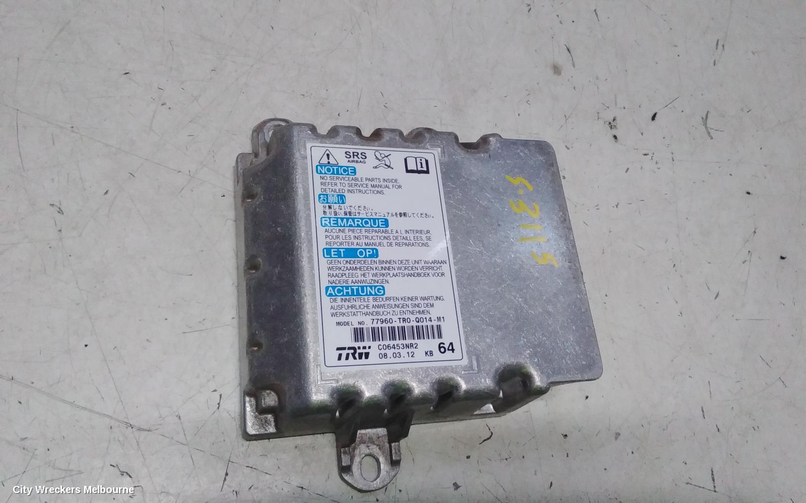 HONDA CIVIC AIRBAG MODULE/SENSOR, MODULE, SEDAN, NON HYBRID, 9TH GEN, 02/2012 - 03/2014 - Image 3
