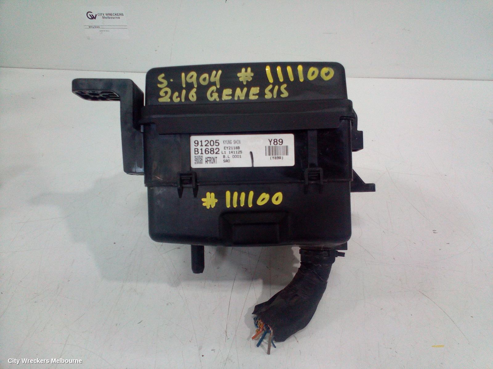 HYUNDAI GENESIS FUSE BOX, ENGINE BAY (LH SIDE), DH, 11/2014 - 01/2018 - Image 1