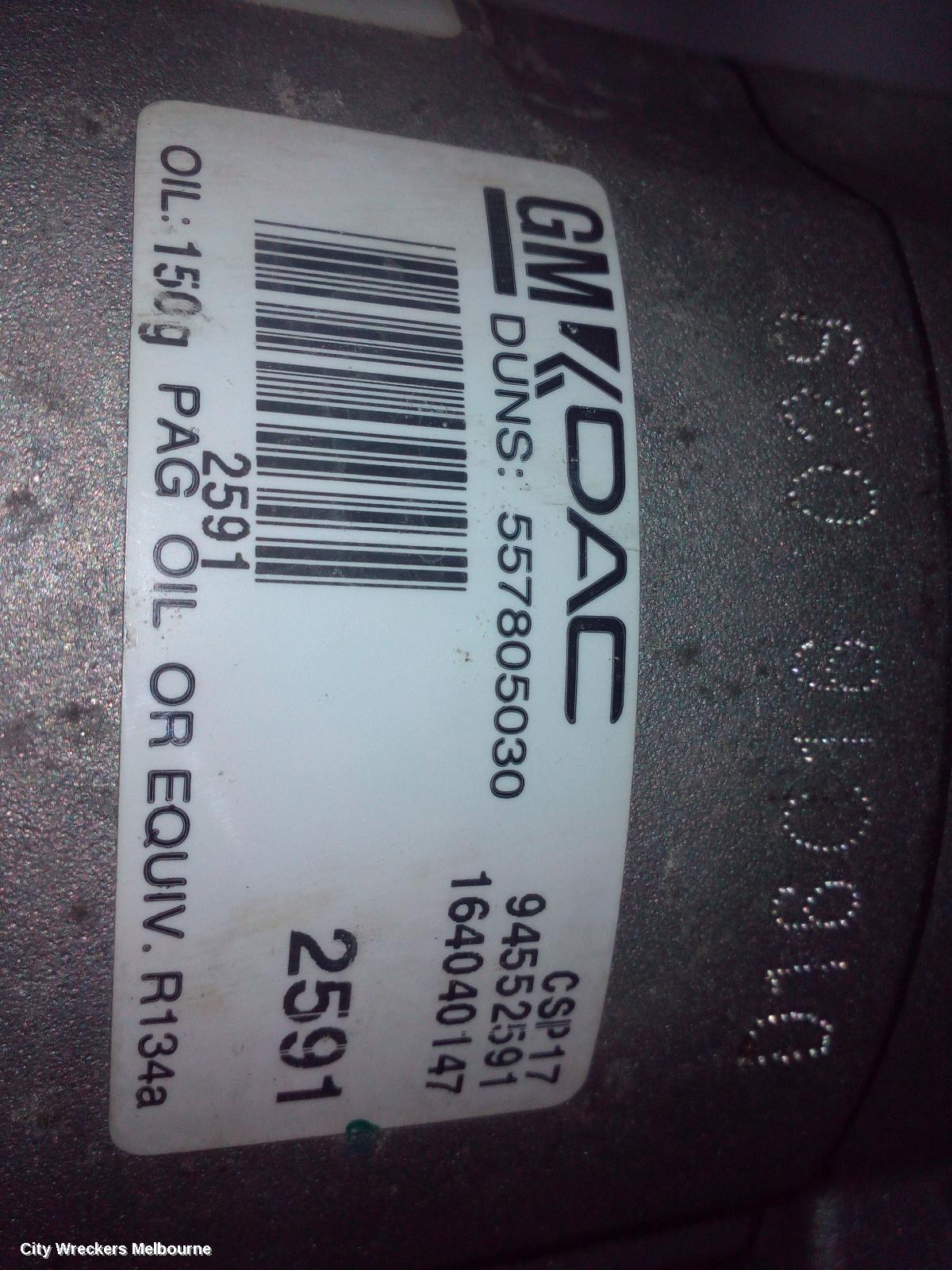 HOLDEN CAPTIVA A/C COMPRESSOR, CG, 3.0, PETROL, 01/2011 - 06/2018 - Image 2