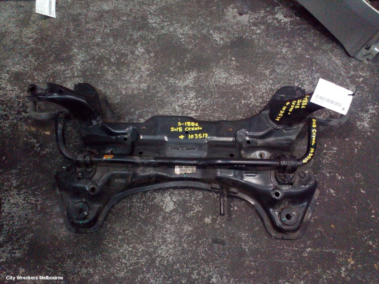 KIA CERATO FRT XMEMBER/CRADLE, YD, SEDAN/HATCH, 04/2013 - 05/2018 - Image 2