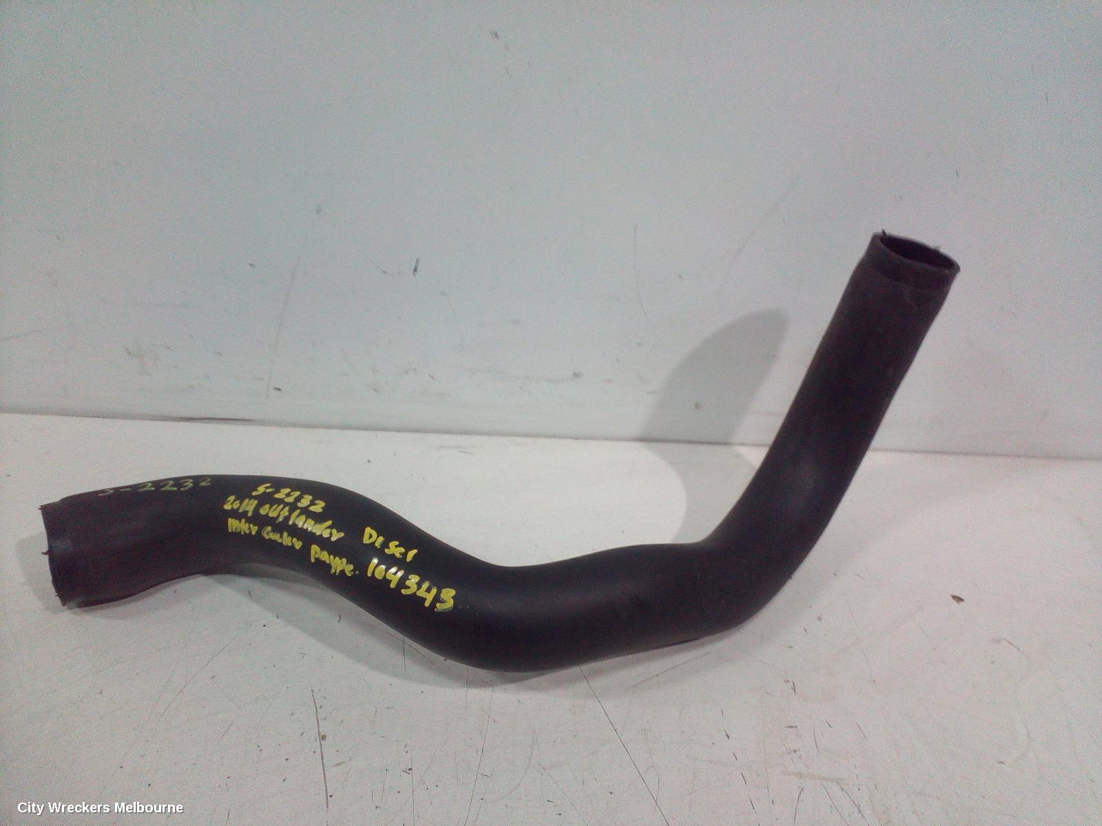 MITSUBISHI OUTLANDER, ZJ, 10/2012 - 03/2015, INTERCOLER HOSE: 104343 - Image 1