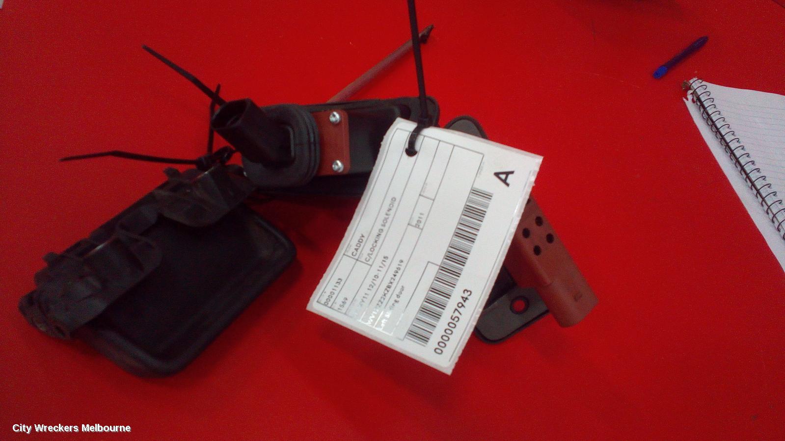VOLKSWAGEN CADDY C/LOCKING SOLENOID, 2K MY11 12/2010 - 11/2015 - Image 2