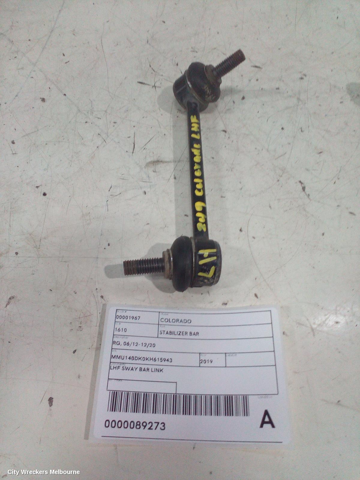HOLDEN COLORADO STABILISER BAR, RG, 06/2012 - 12/2020 - Image 2
