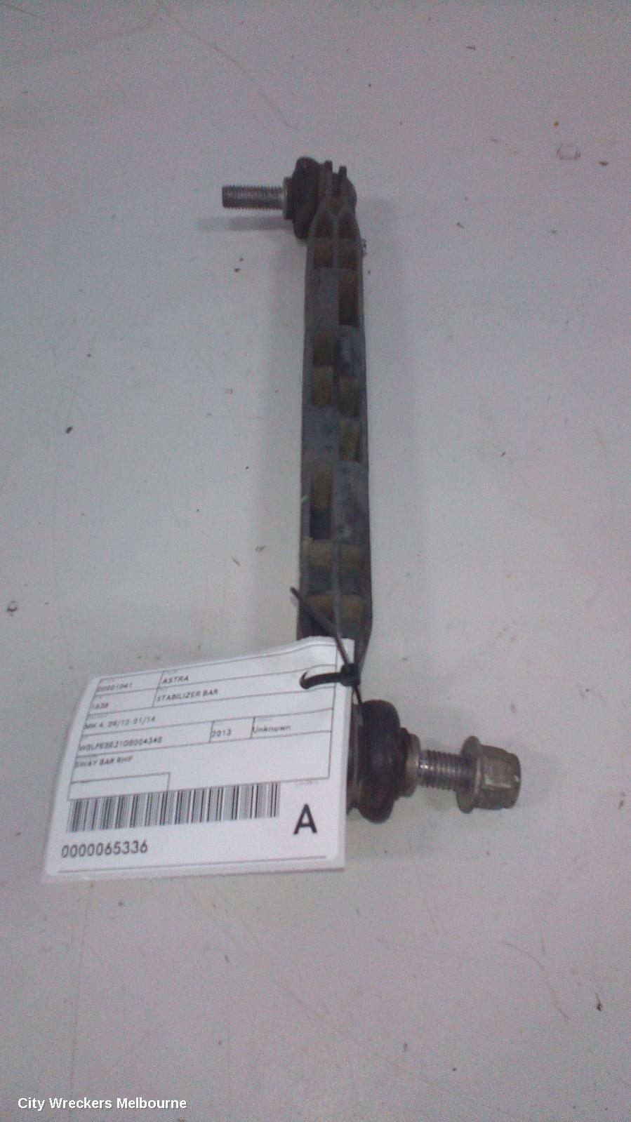 OPEL ASTRA STABILISER BAR, MK 4, 09/2012 - 01/2014 - Image 1
