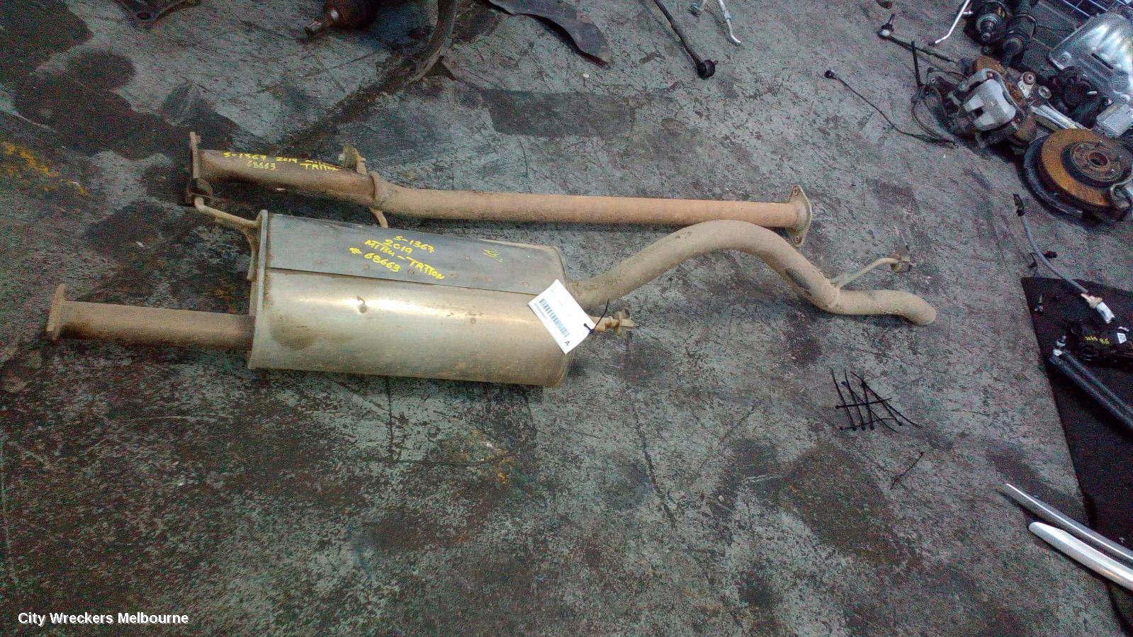 MITSUBISHI TRITON EXHAUST SYSTEM, MQ-MR, 03/2015 - 10/2023 - Image 1