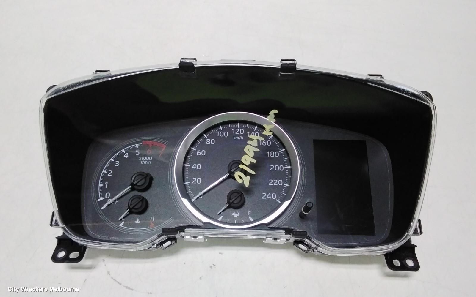TOYOTA COROLLA INSTRUMENT CLUSTER, INSTRUMENT CLUSTER, MANUAL T/M, SEDAN, ASCENT SPORT, E210, 09/2019 ONWARDS - Image 1
