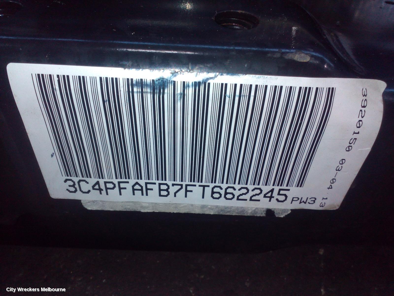 FIAT FREEMONT FRT XMEMBER/CRADLE, JF, 04/2013 - 01/2017 - Image 3