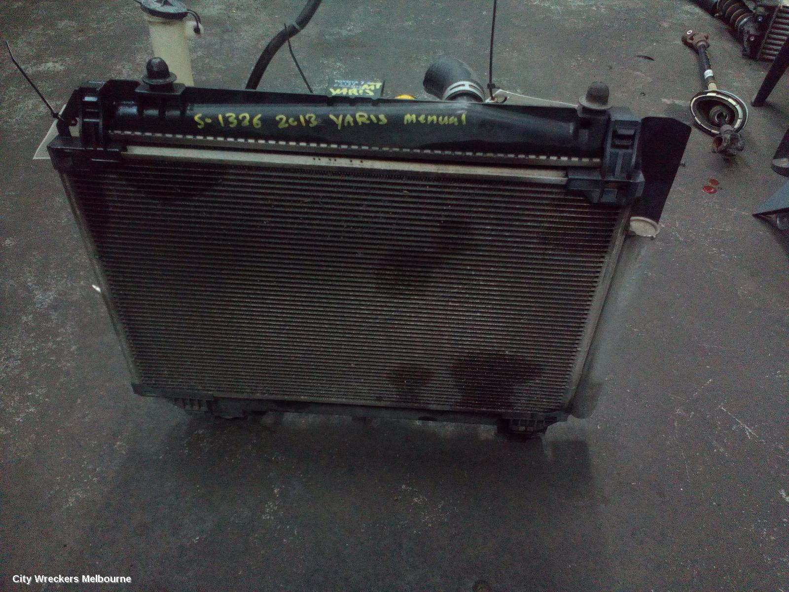 TOYOTA YARIS A/C CONDENSER, NCP9#-NCP13#, HATCH, 08/2007 - 06/2016 - Image 1