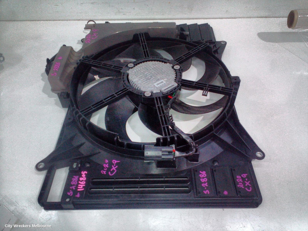MAZDA CX9 FAN, RADIATOR FAN, PETROL, 2.5, TURBO, TC, 07/2016 - 12/2024 - Image 2