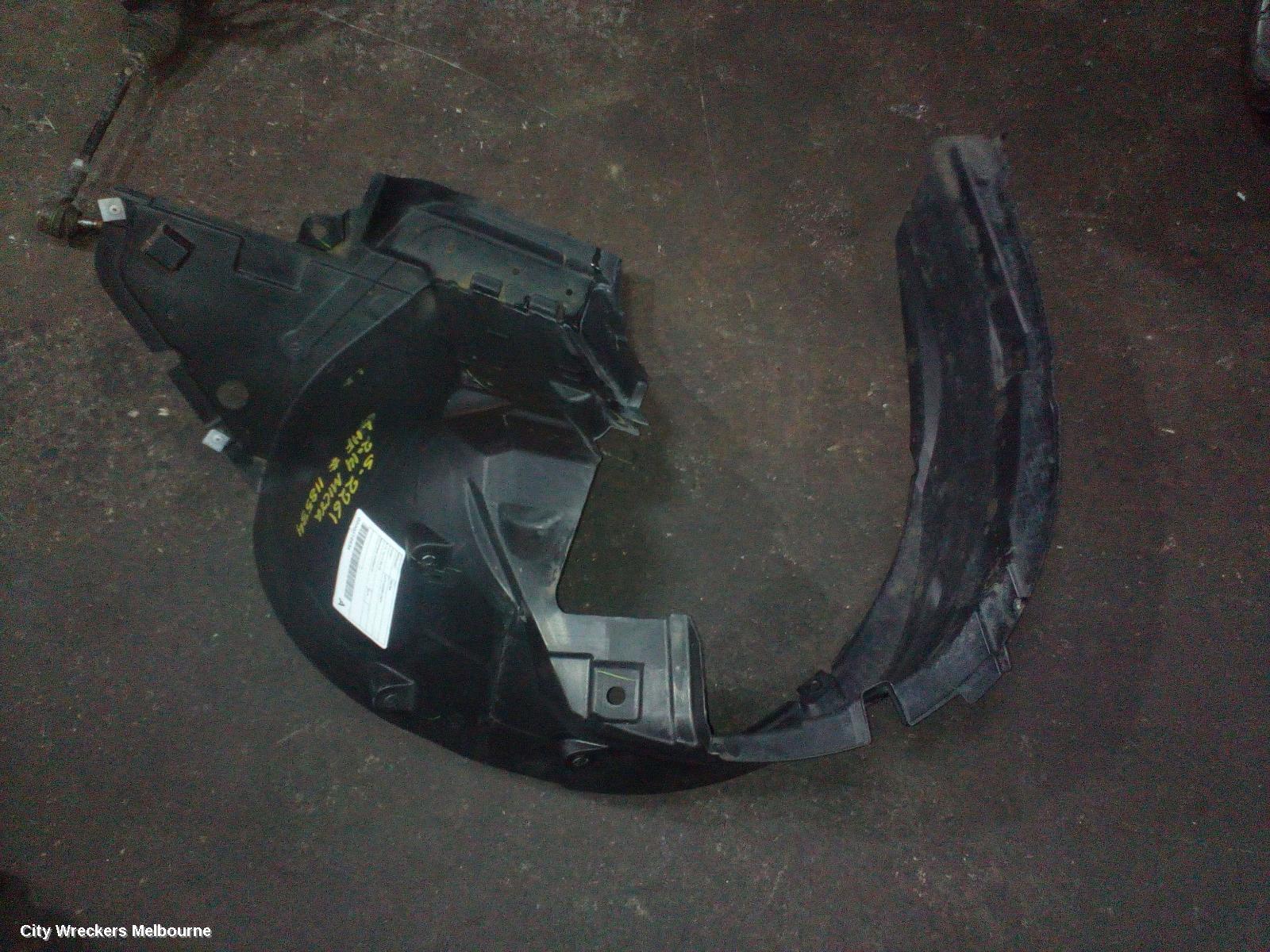 NISSAN MICRA LEFT GUARD LINER, K13, 12/2012 - 03/2015 - Image 3