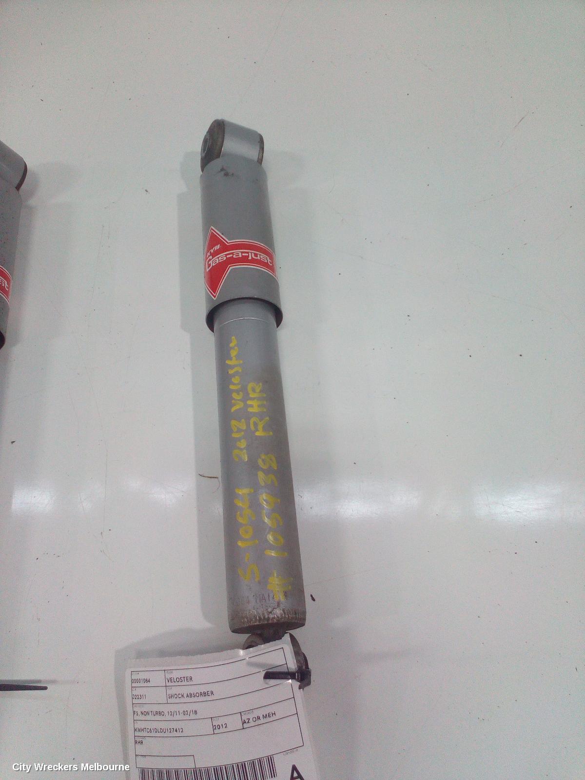 HYUNDAI VELOSTER SHOCK ABSORBER, FS, REAR, NON TURBO, RH SIDE, 10/2011 - 02/2018 - Image 2
