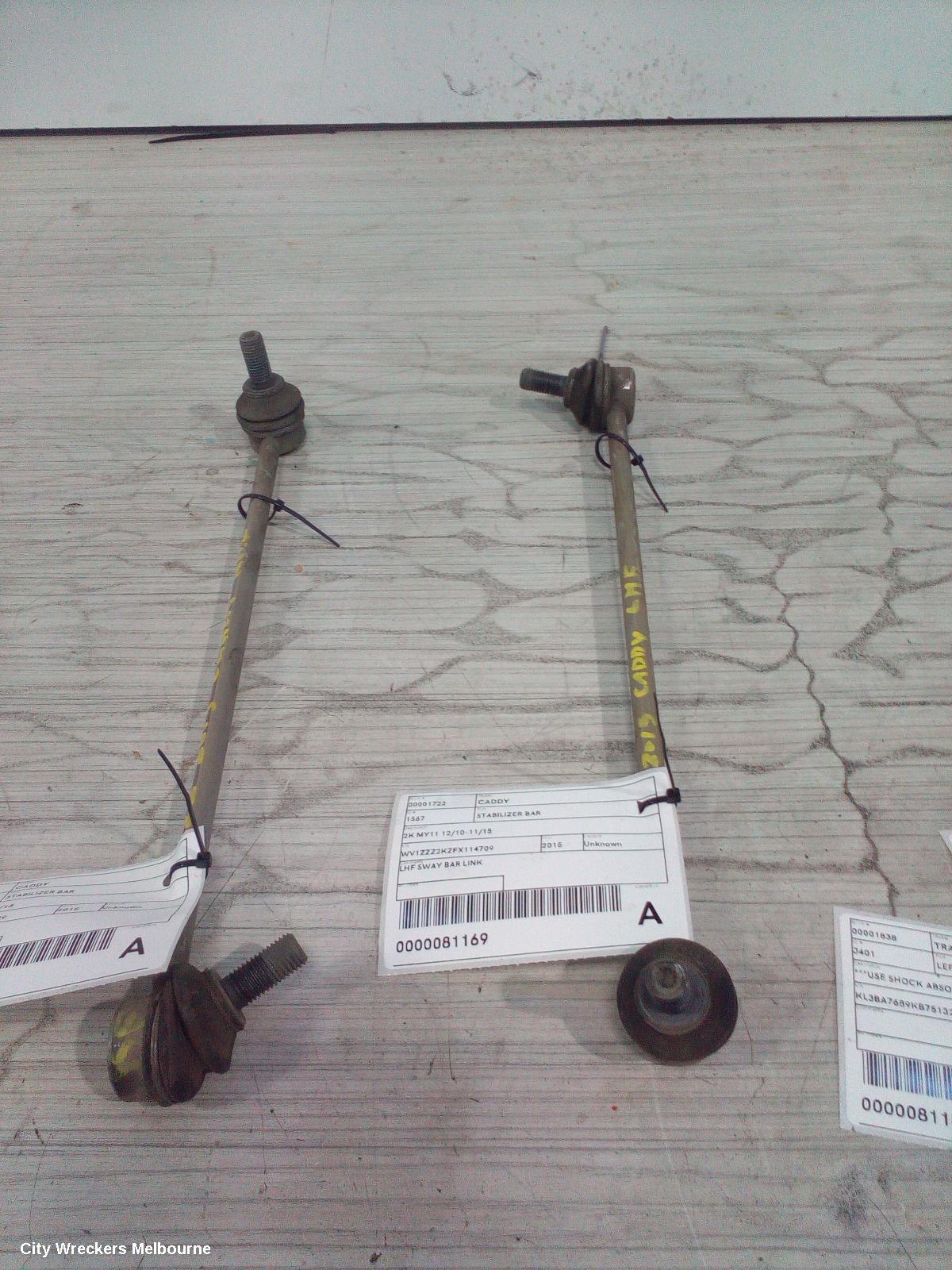 VOLKSWAGEN CADDY STABILISER BAR, 2K MY11 12/2010 - 11/2015 - Image 2