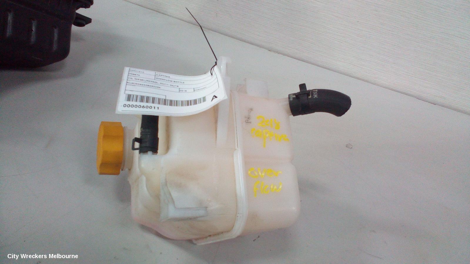 HOLDEN CAPTIVA OVERFLOW BOTTLE, CG, DIESEL/PETROL, 02/2011 - 06/2018 - Image 1